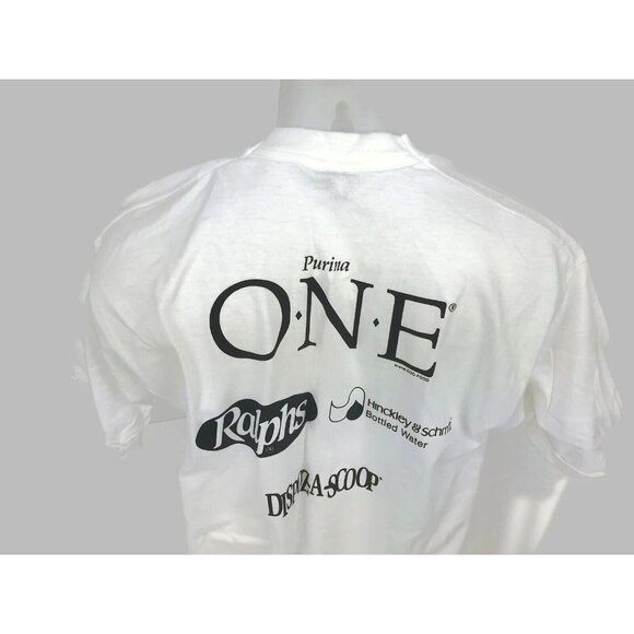 1995 Single Stitch T Dog Jog Los Angeles L.A. Fun Run Encino Balboa Park T-Shirt - Picture 5 of 5